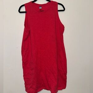 Bright Coral Dress with pockets
